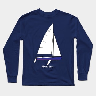 Flying Scot Sailboat Long Sleeve T-Shirt